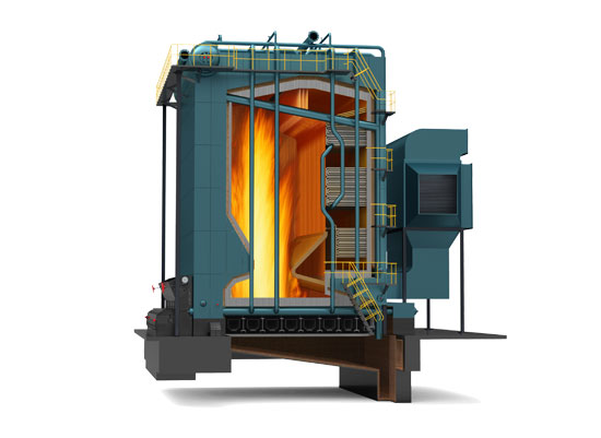 DHL Biomass Corner Tube Chain Grate Hot Water Boiler