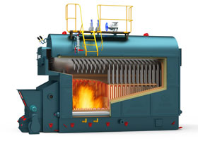 DZL Biomass Water Fire Tube Hot Water Boiler